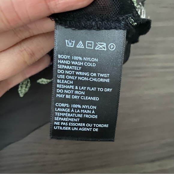 Urban Outfitters Floral Embroidered Sheer Top - Picture 5 of 5